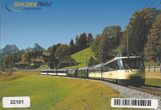 [1022101] Postcards 22101 Golden Pass Panoramique