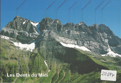 [1022594] Postcards 22594 Les Dents du Midi