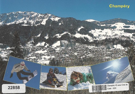 [1022858] Postcards 22858 w Champéry