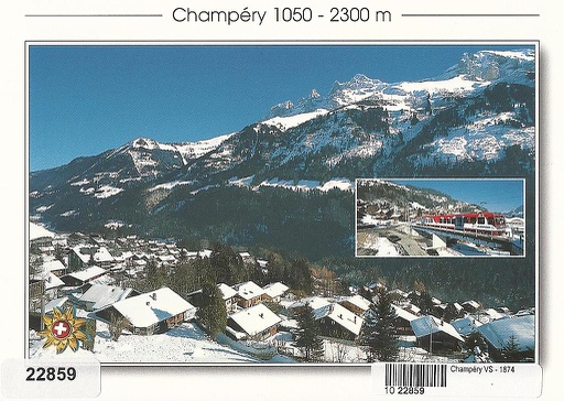 [1022859] Postcards 22859 w Champéry