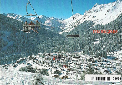 [6123535] Postcards 23535 w Morgins