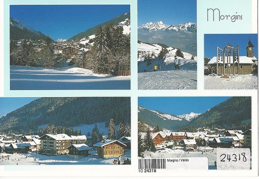 [1024318] Postcards 24318 w Morgins