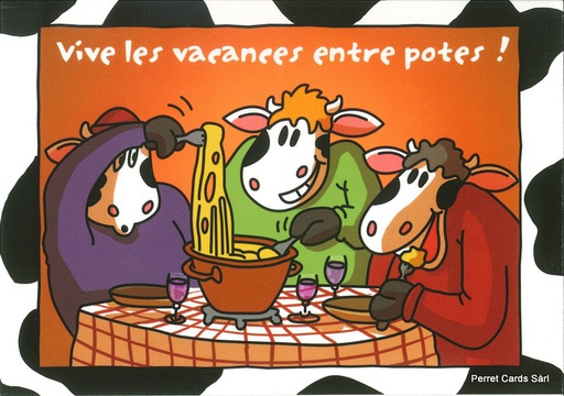 [1024693] Postcards 24693 w Vaches (Vive les vacances entre potes)