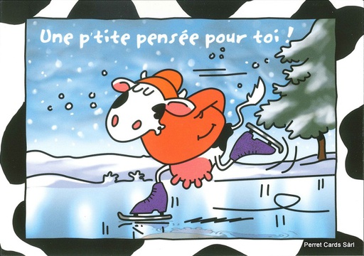 [1024704] Postcards 24704 w Vaches (Une p'tite pensée pour toi)