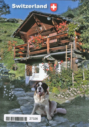 [1027326] Postcards 27326 'Switzerland' Berhardinerhund