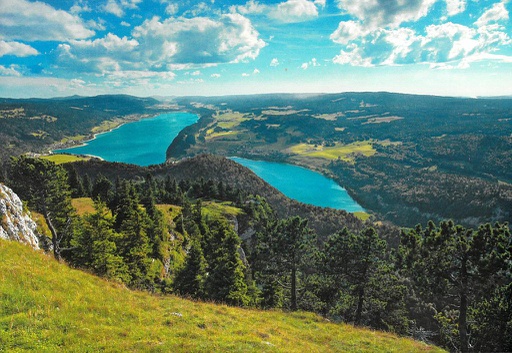 [1027476] Postcards 27476 Vallée de Joux, Dent de Vaulion, Lac Brenet, Lac de Joux