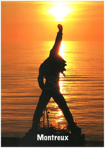 [1027578] Postcards 27578 Montreux - Statue Freddie Mercury