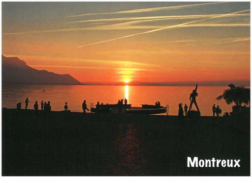 [1027579] Postcards 27579 Montreux, statue Freddie Mercury