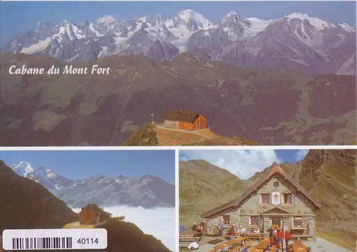 [6140114] Postcards 40114 Cabanne du Mont-Fort