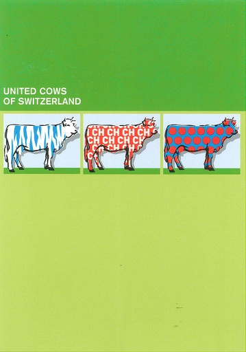 [24666] Postcards SOLDE N145 24666 Vaches 'United cows of Switzerland'
