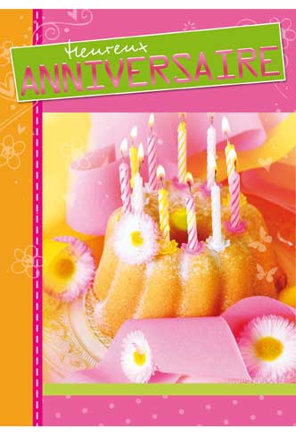 [A4-HA 515450-1] Carte A4 Anniversaire