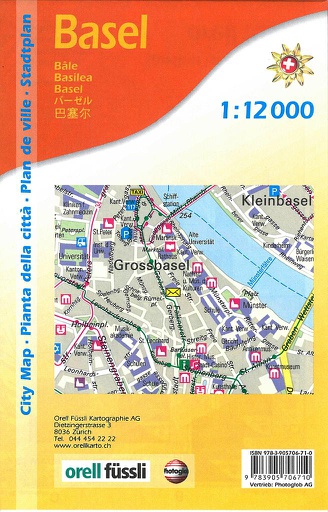 [BZ4703475] Basel, Stadtplan OF 1:12'000