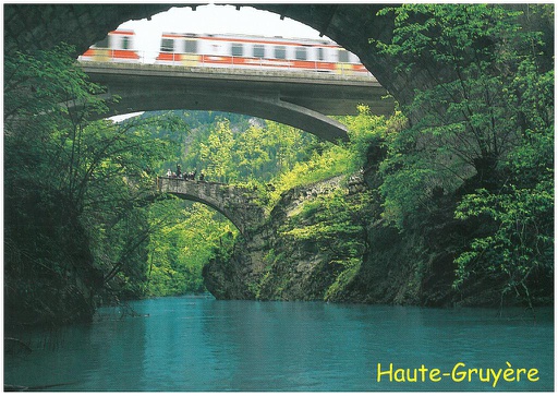 [6303403] Postcards 03403 Haute-Gruyère ponts sur l'Hongrin