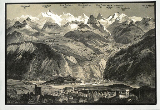 [6311311] Postcards 11311 Sierre et ses châteaux vers 1900