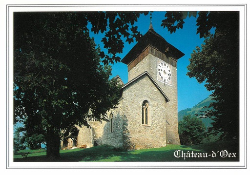 [1016583] Postcards 16583 Château-d'Oex, Le Temple