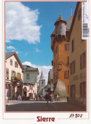 [1017803] Postcards 17803 Sierre Rue du Bourg