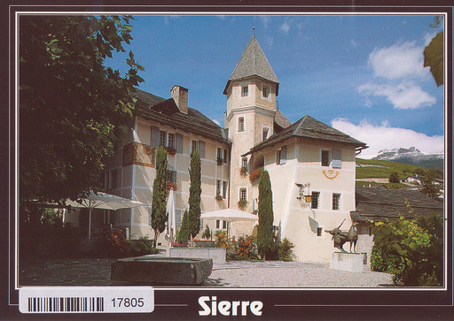 [1017805] Postcards 17805 Sierre, Château de Villa