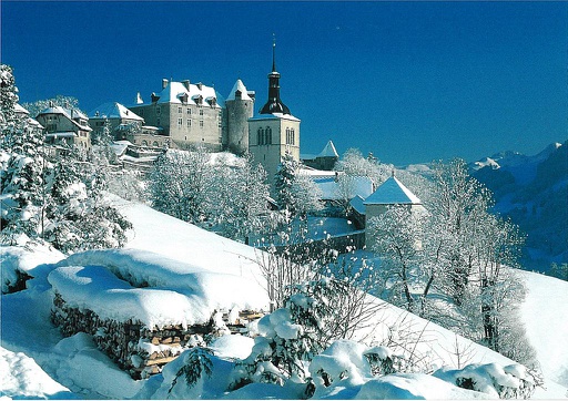 [1019095] Postcards 19095 w Gruyères