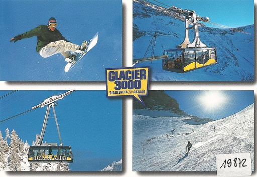 [1019872] Postcards 19872 w Glacier 3000