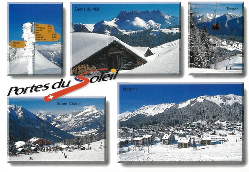 [1020620] Postcards 20620 w Portes du Soleil (Morgins, Torgon, Dent-du-Midi, Super-Châtel)