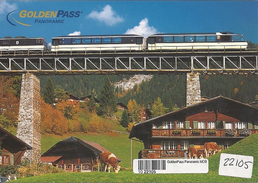 [1022105] Postcards 22105 Golden Pass Panoramic MOB