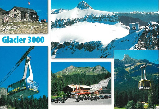 [1022130] Postcards 22130 Glacier 3000