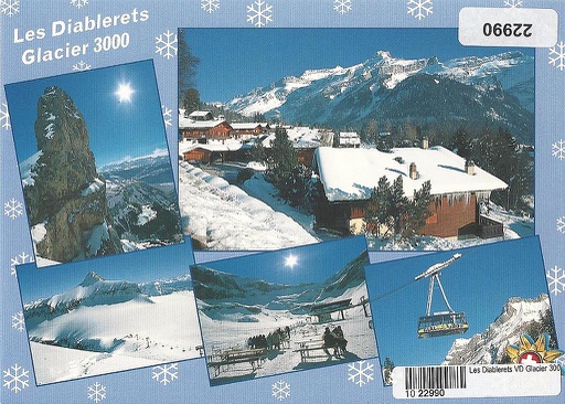 [1022990] Postcards 22990 w Les Diablerets-Glacier 3000