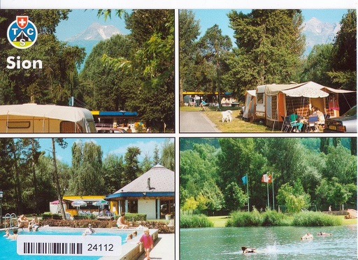 [1024112] Postcards 24112 Sion Camping