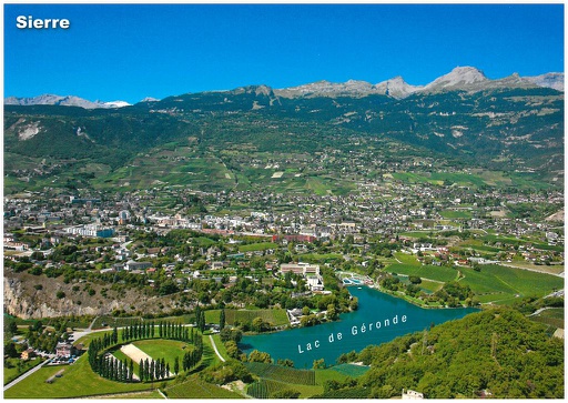 [1028602] Postcards 28602 Sierre (Siders), lac de Géronde