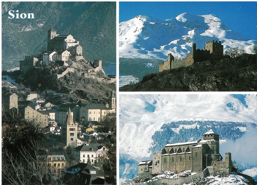 [6145112] Postcards 45112 Sion Château