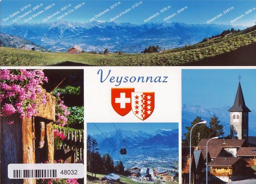 [6148032] Postcards 48032 Veysonnaz