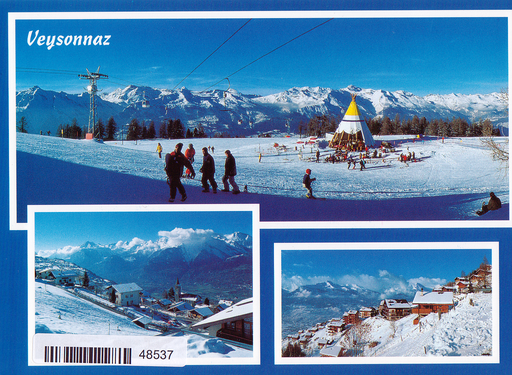 [6148537] Postcards 48537 w Veysonnaz