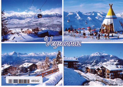 [6148542] Postcards 48542 w Veysonnaz