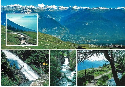 [6150174] Postcards 50174 Crans-Montana bisse de Tsittoret 