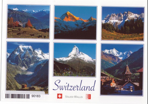 [6190183] Postcards 90183 Valais Wallis