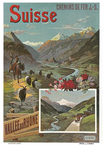 [9001254] Postcards A6 Litho 01254 Vallée du Rhône 