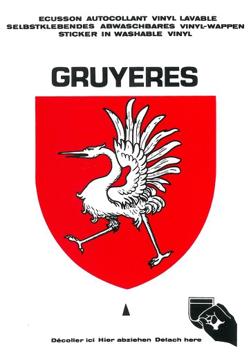 [9700275] Postcards SK 275 Stickers Gruyères