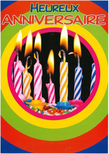 [A4-HA 514498-2] Carte A4 Anniversaire