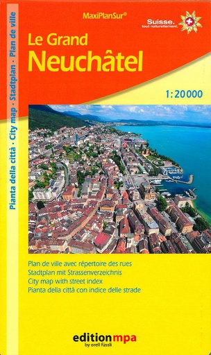 [BZ11467309] Neuchâtel Stadtplan mpa 1:20'000