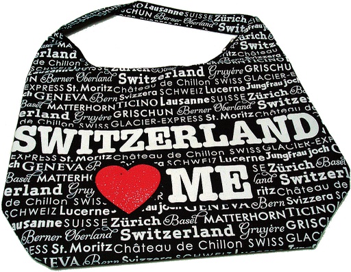 [2024635] Tasche Polyester 44cm Switzerland loves Me