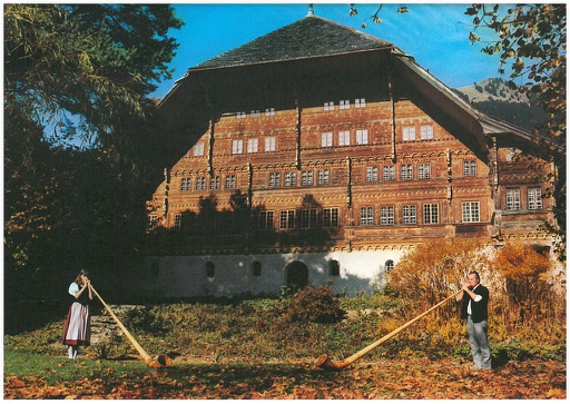 [1012623] Postcards 012623 Rossinière (VD) Le Grand Chalet