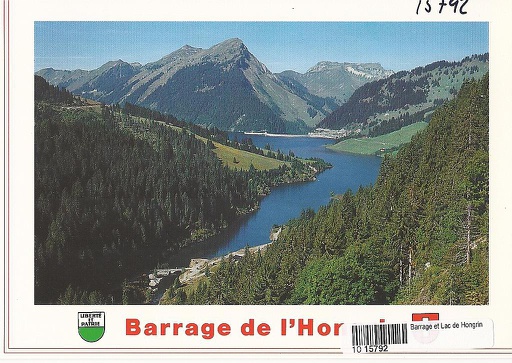 [1015792] Postcards 15792 Barrage de l'Hongrin