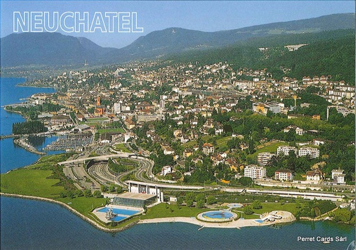 [1020271] Postcards 20271 Neuchâtel, Piscine du Nid-du-Crô