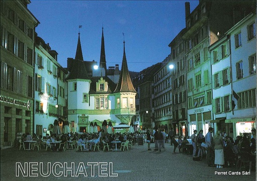 [1020817] Postcards 20817 Neuchâtel, Place des Halles