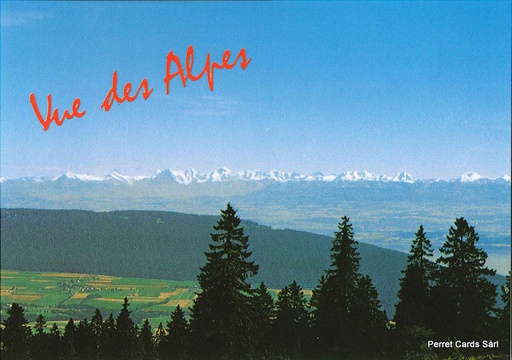 [22032] Postcards 22032 La Vue des Alpes