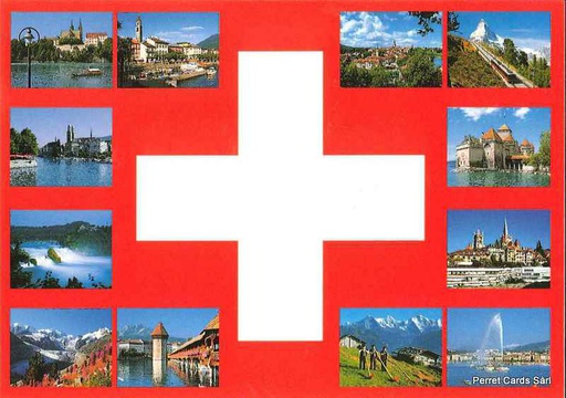 [1022803] Postcards 22803 croix suisse avec photos