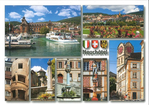 [1025943] Postcards 25943 Neuchâtel, vieille ville