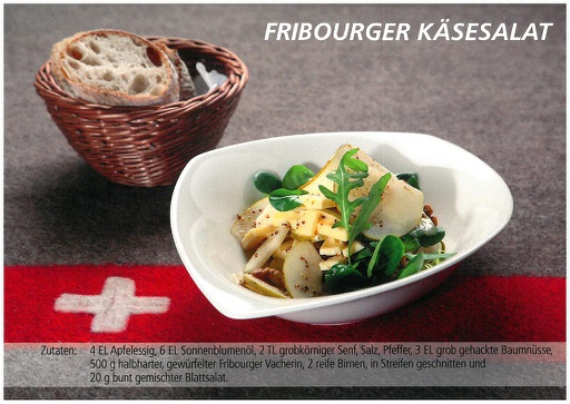 [1026595] Postcards 26595 Fribourger Käsesalat