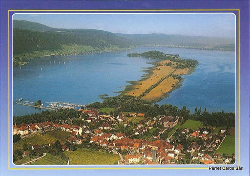 [1015444] Postcards 15444 Erlach, île St-Pierre