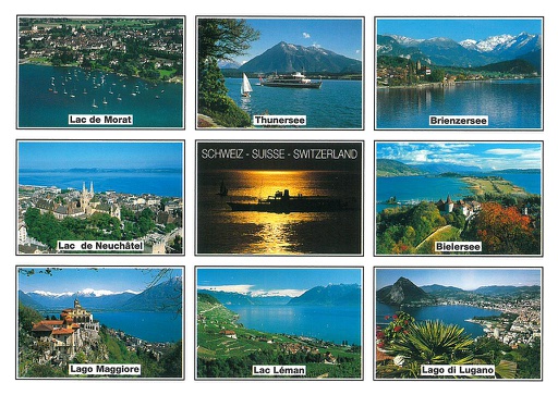 [1016345] Postcards 16345 Lacs suisses